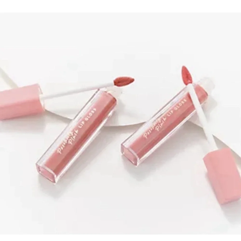 MALLY XO‎ ~ POSITIVELY PLUSH LIP GLOSS DUO Barely There And Summertime Sunrise